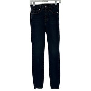 Good American Good Waist Dark Wash Skinny Jeans Size 0/24